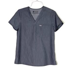 FIGS Catarina 1 Pocket Scrub Top Small EUC